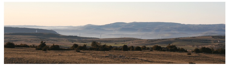 viaduc et camper du larzac